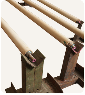 Inspecting Rubber Roller